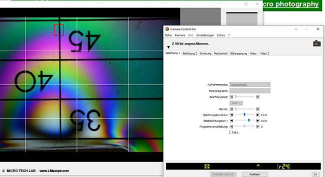 Nikon Z50 software Camera Control 2 Pro tethering with Live view